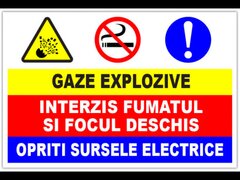 Panou pentru gaze explozive