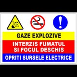 Panou pentru gaze explozive